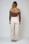 Polish in Motion Woven Wide Leg Pants - Linen