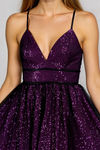Spark Bright Tulle Sequin Mini Dress - Magenta