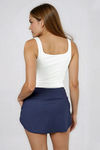 Wink Ready High Waist Pocket Mini Skirt - Navy