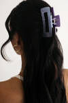 Tamari Purple Translucent Hair Claw