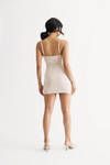 Sloane Taupe Underbust Bodycon Mini Dress
